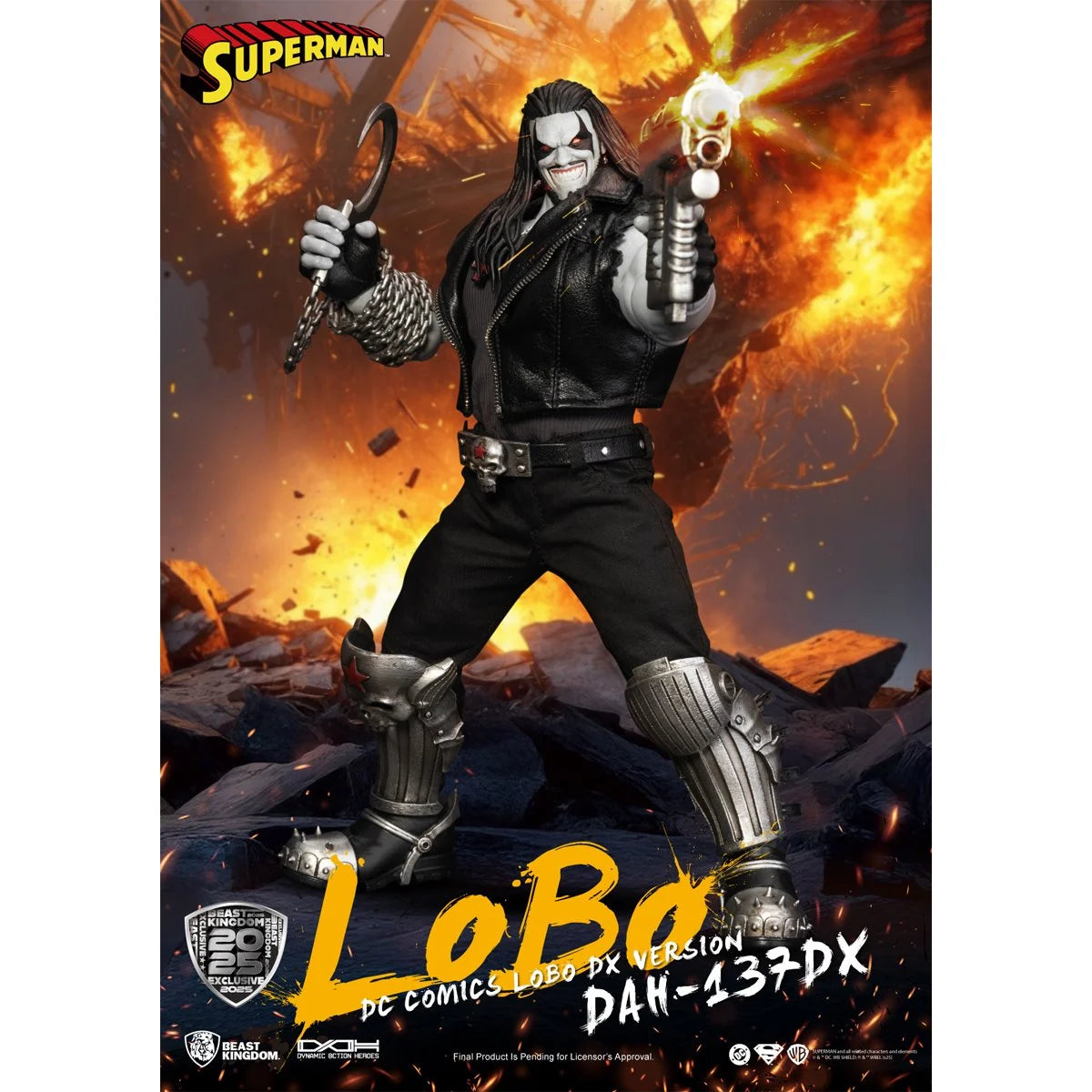 DC Dynamic 8ction Heroes Lobo DAH-137DX Deluxe Figure (SDCC 2025 Previews Exclusive)