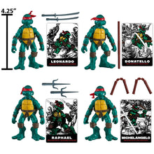 Teenage Mutant Ninja Turtles Classic Comic Book Series Action Figure 4-Pack