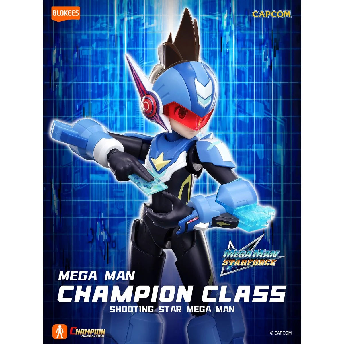 Mega Man Blokees Champion Class 01 Shooting Star Mega Man [Mega Man Star Force]