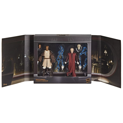 Star Wars The Black Series Mace Windu & Darth Sidious [RotS]