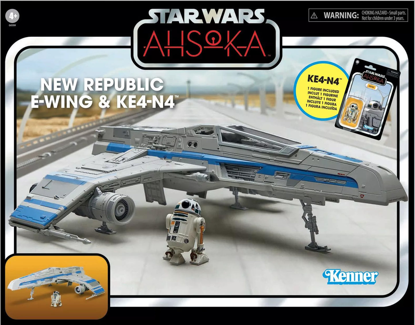 Star Wars The Vintage Collection New Republic E-Wing & KE4-N4