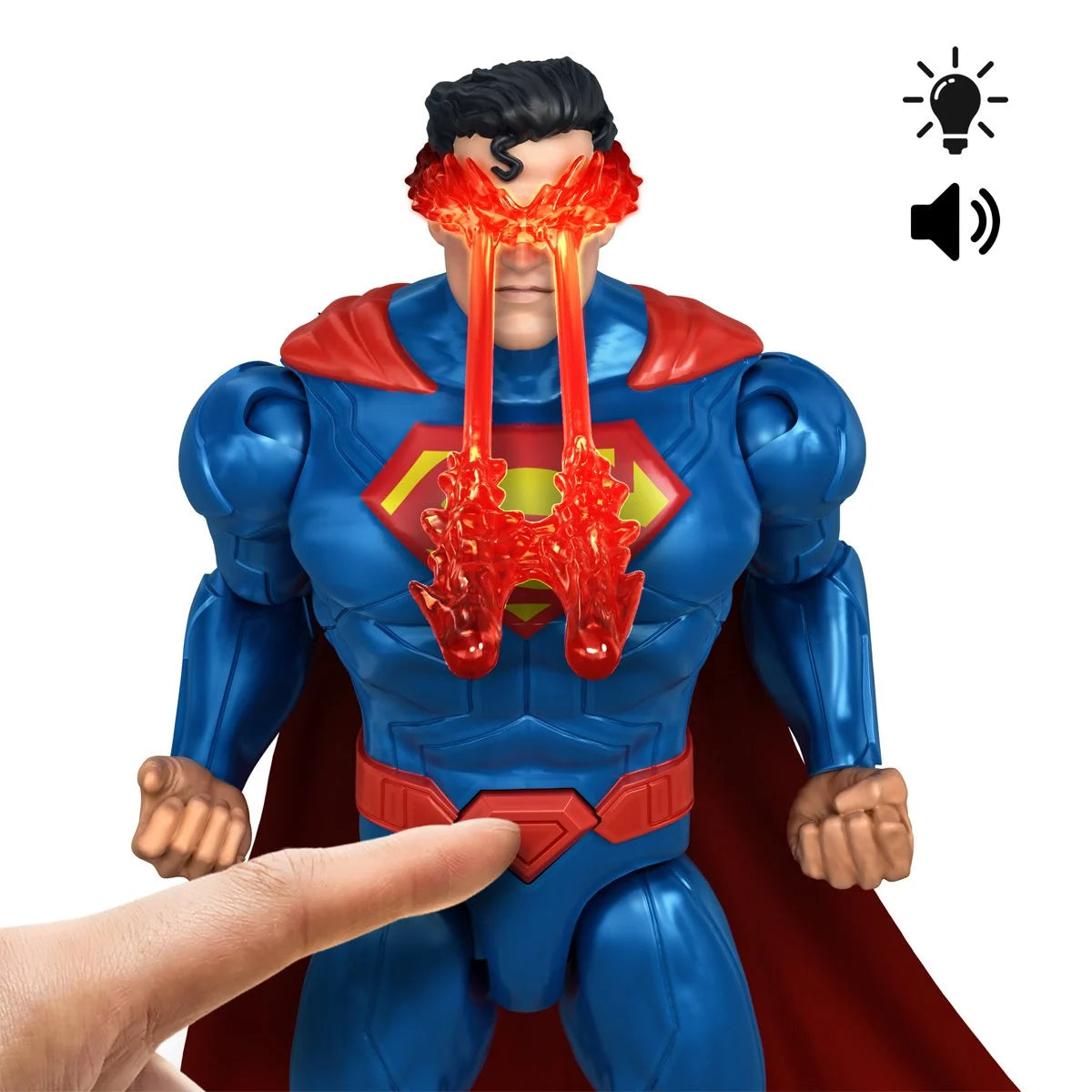 DC Premiere Series Heat Vision Superman w/ Light & Sound Effects
