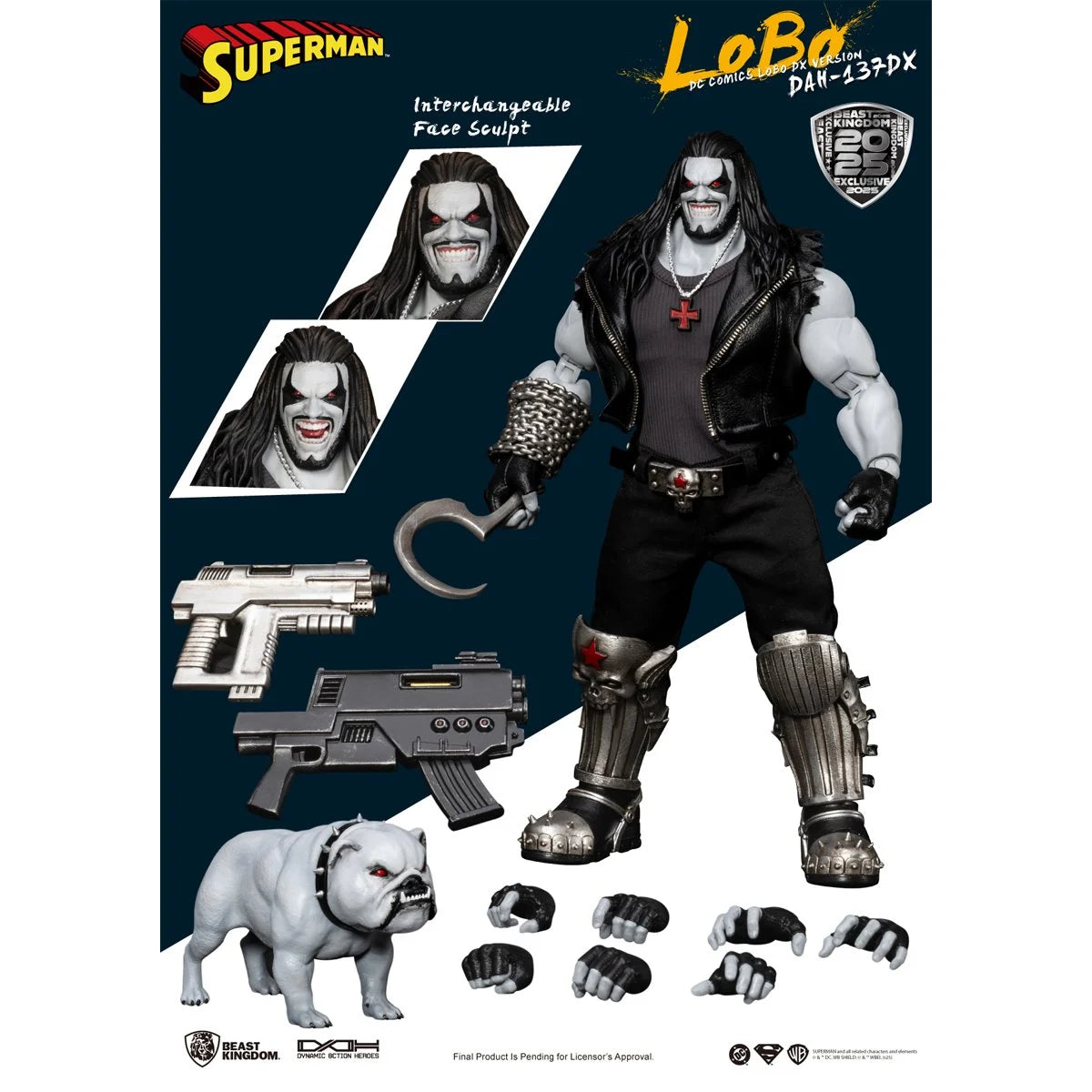 DC Dynamic 8ction Heroes Lobo DAH-137DX Deluxe Figure (SDCC 2025 Previews Exclusive)