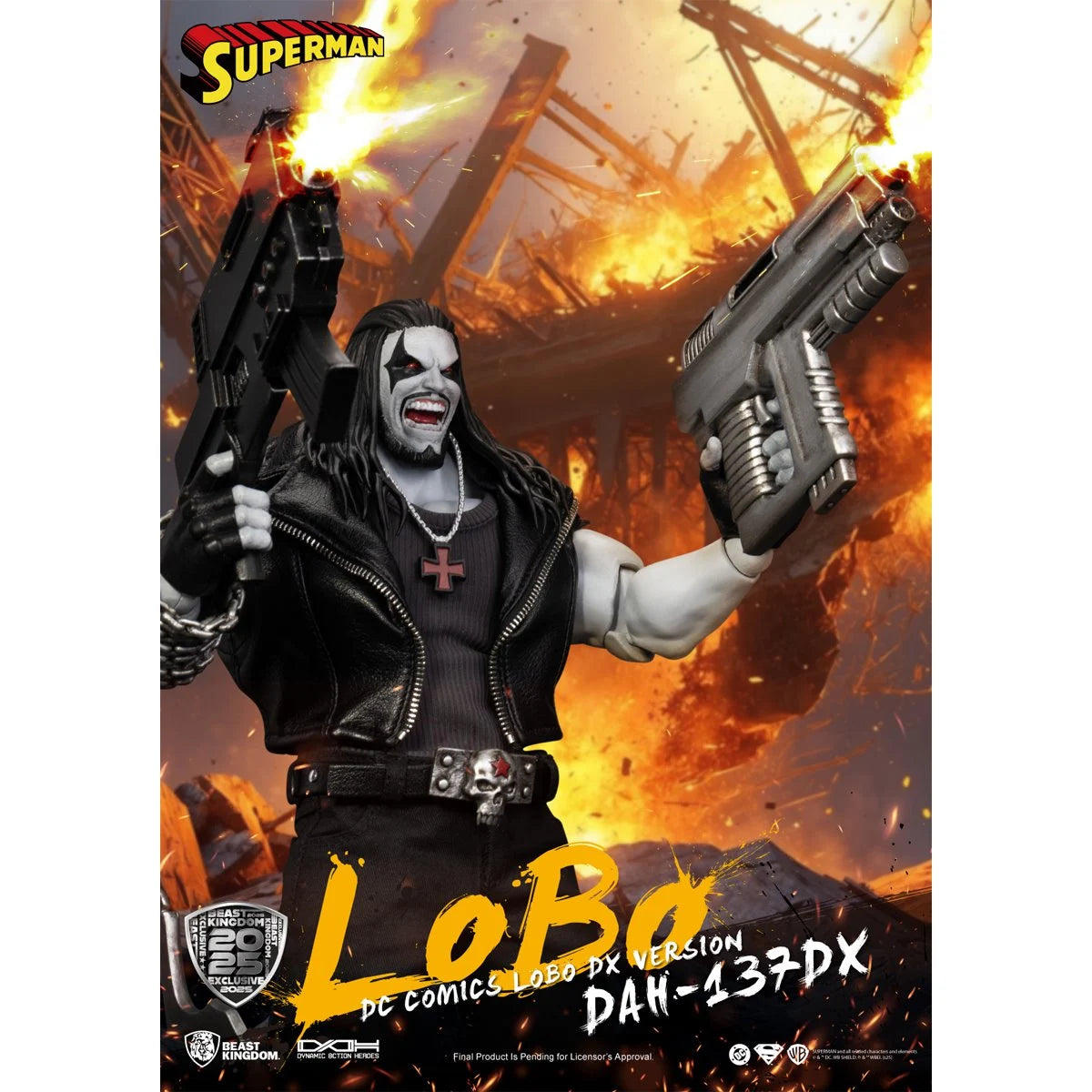 DC Dynamic 8ction Heroes Lobo DAH-137DX Deluxe Figure (SDCC 2025 Previews Exclusive)