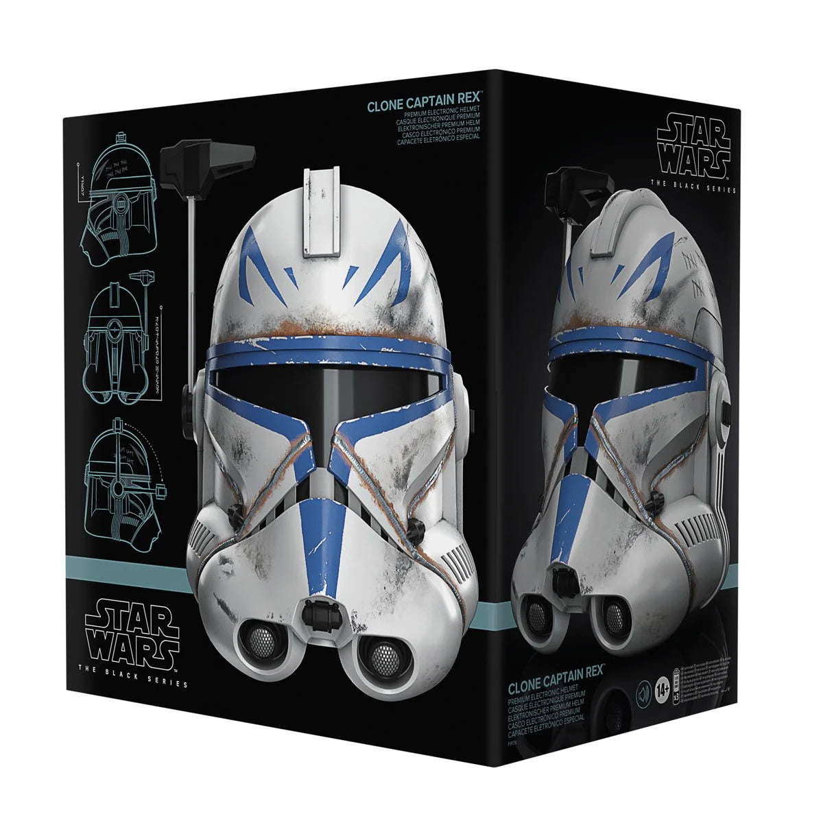 Star Wars The Black Series Clone Captain Rex Electronic Helmet