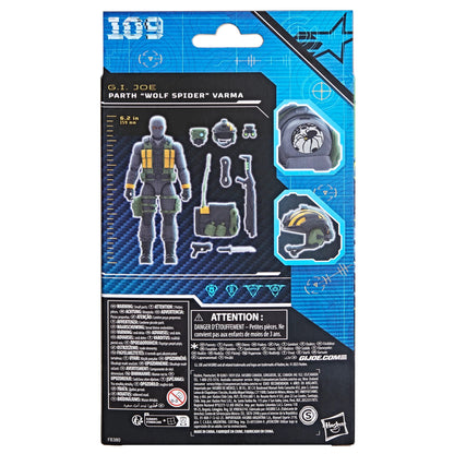 G.I. Joe Classified Series #109, Night Force Parth "Wolf Spider" Varma