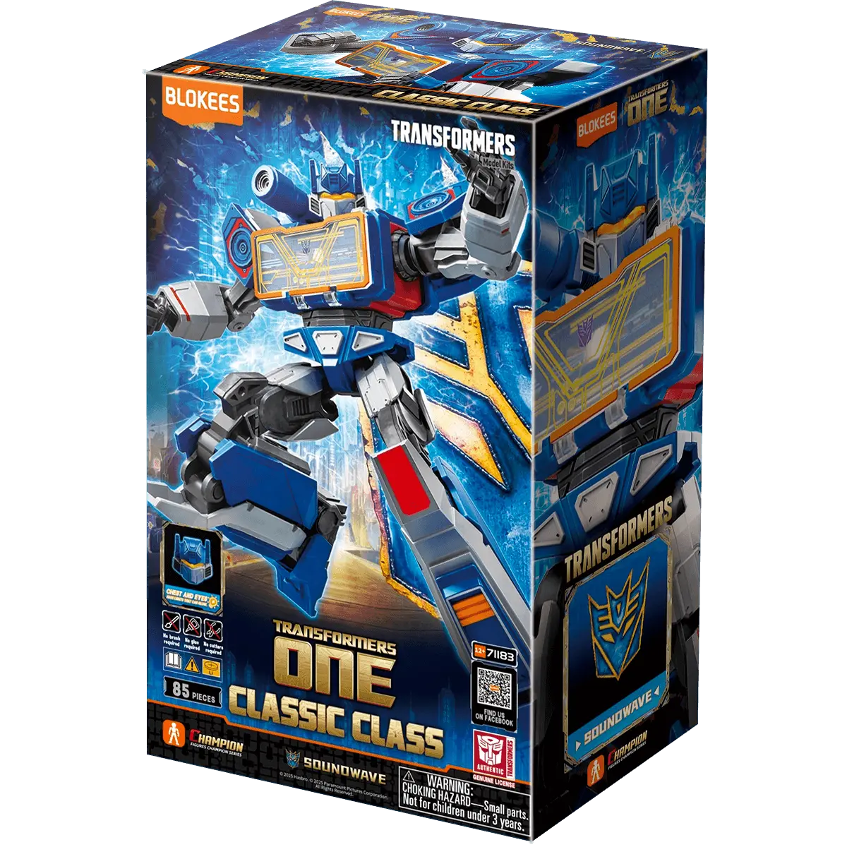 Transformers Blokees Classic Class 17 Soundwave [Transformers: One]