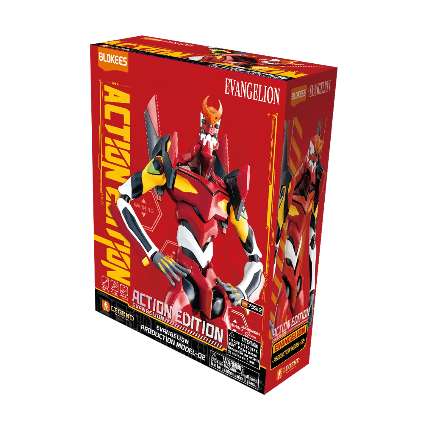 Evangelion Blokees Action Edition EVA-02 (Production Model-02)