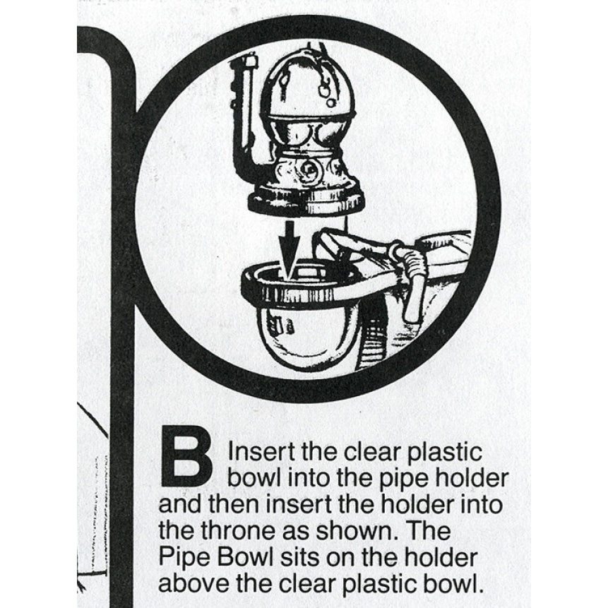 Star Wars Kenner Jabba the Hutt Playset Vintage Accessory Pack (Hookah / Slave Collar)