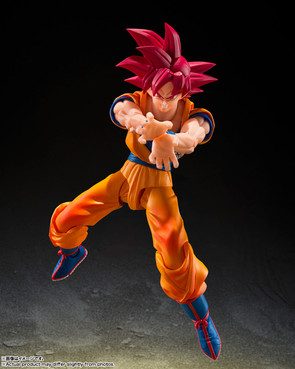 Dragon Ball Super Saiyan God Son Goku (God Aura) S.H.Figuarts Figure