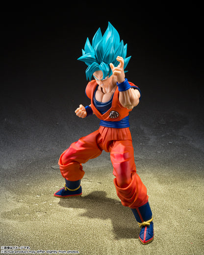 Dragon Ball Super Saiyan God Super Saiyan Son Goku (Blue Power Transcending Limits) S.H.Figuarts Figure