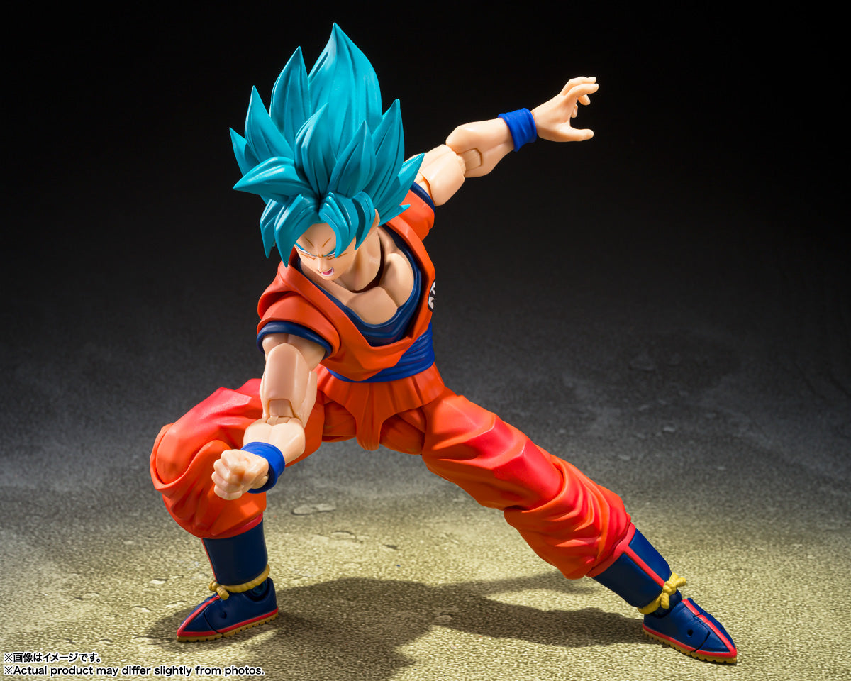 Dragon Ball Super Saiyan God Super Saiyan Son Goku (Blue Power Transcending Limits) S.H.Figuarts Figure