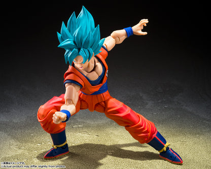 Dragon Ball Super Saiyan God Super Saiyan Son Goku (Blue Power Transcending Limits) S.H.Figuarts Figure