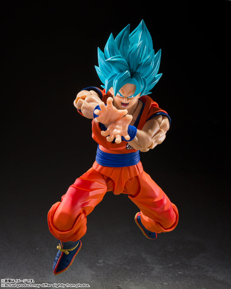 Dragon Ball Super Saiyan God Super Saiyan Son Goku (Blue Power Transcending Limits) S.H.Figuarts Figure