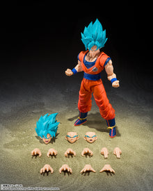Dragon Ball Super Saiyan God Super Saiyan Son Goku (Blue Power Transcending Limits) S.H.Figuarts Figure