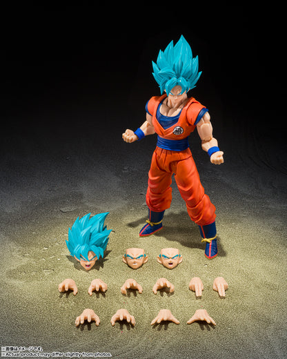 Dragon Ball Super Saiyan God Super Saiyan Son Goku (Blue Power Transcending Limits) S.H.Figuarts Figure