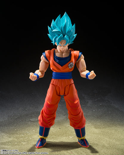 Dragon Ball Super Saiyan God Super Saiyan Son Goku (Blue Power Transcending Limits) S.H.Figuarts Figure