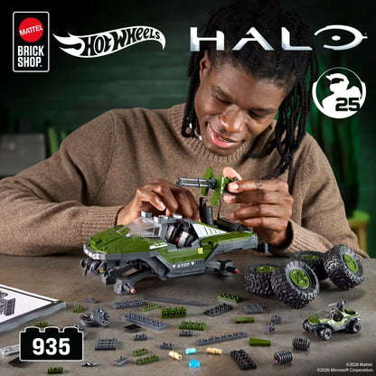 Halo Brick Shop Hot Wheels UNSC M12 Warthog Building Toy Kit