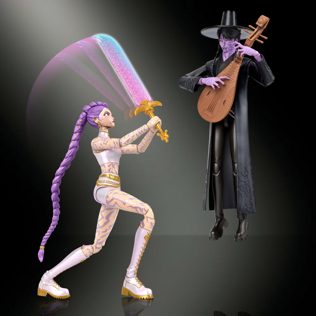 KPop Demon Hunters Rumi & Jinu (Final Battle) 6-in Figure Set