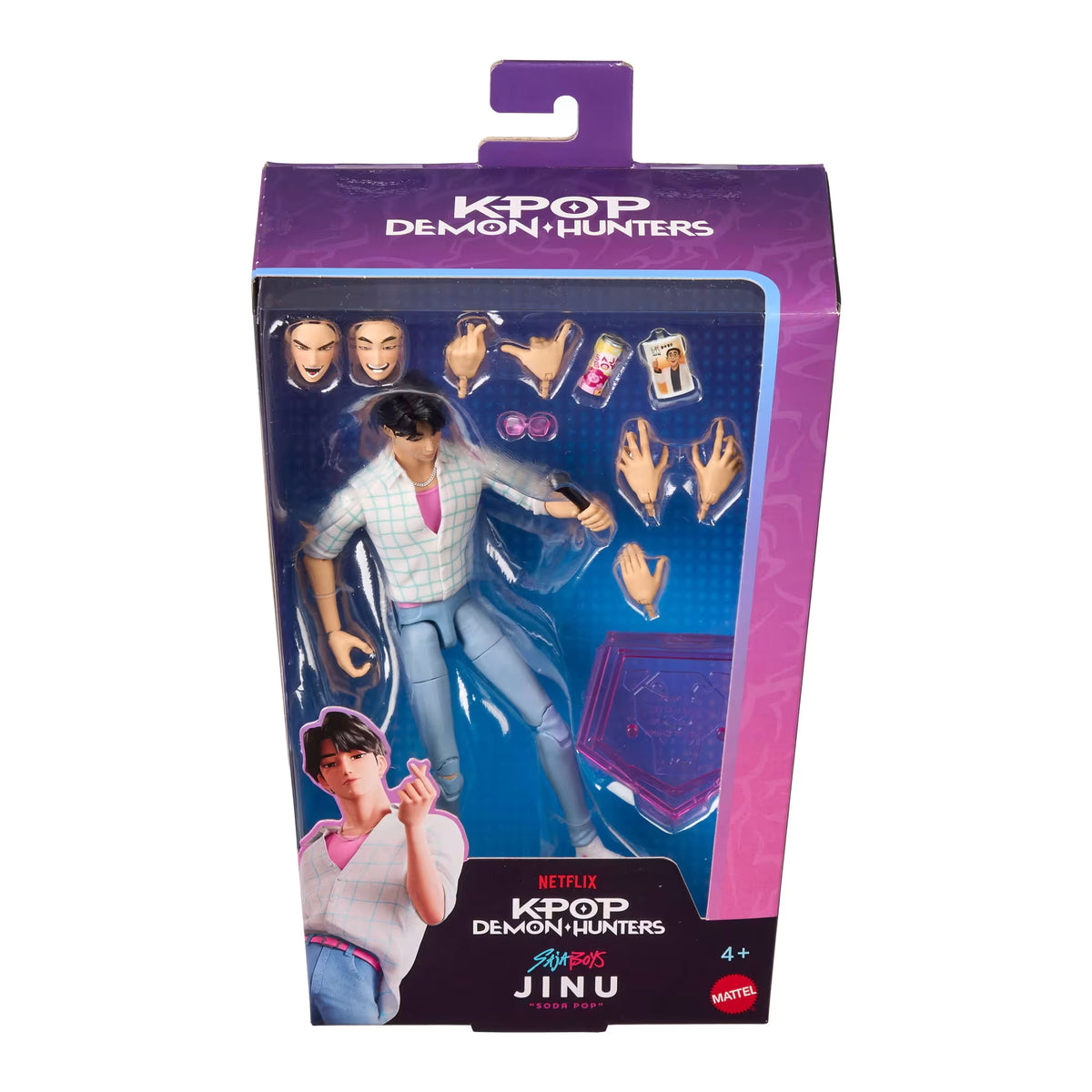 KPop Demon Hunters Saja Boys Jinu ("Soda Pop") 6-inch Figure