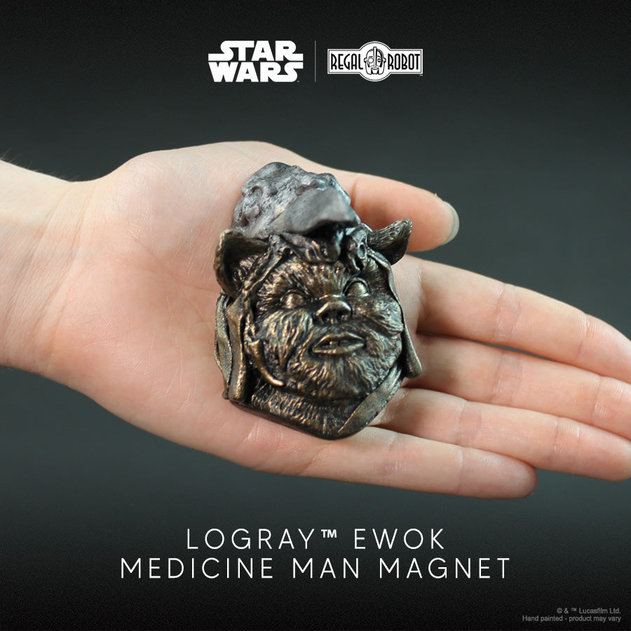 Star Wars Logray Ewok Medicine Man Mini-Sculpture Magnet