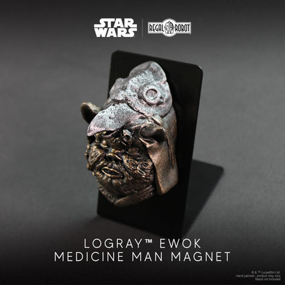 Star Wars Logray Ewok Medicine Man Mini-Sculpture Magnet