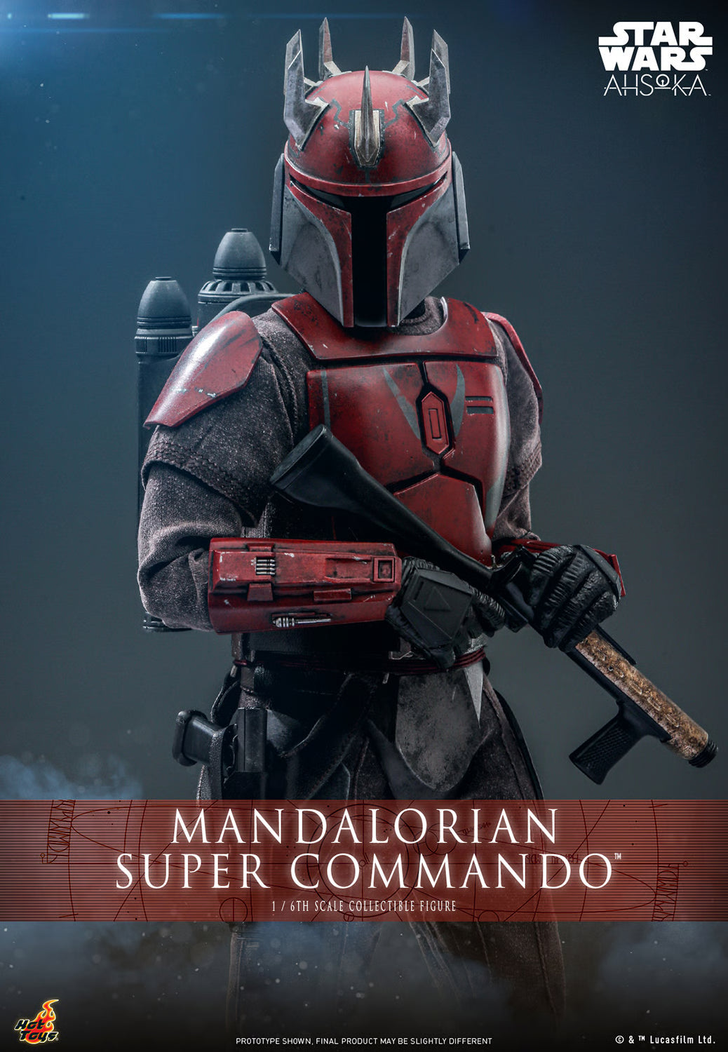 Star Wars Mandalorian Super Commando Captain Sixth Scale Figure (TMS127)