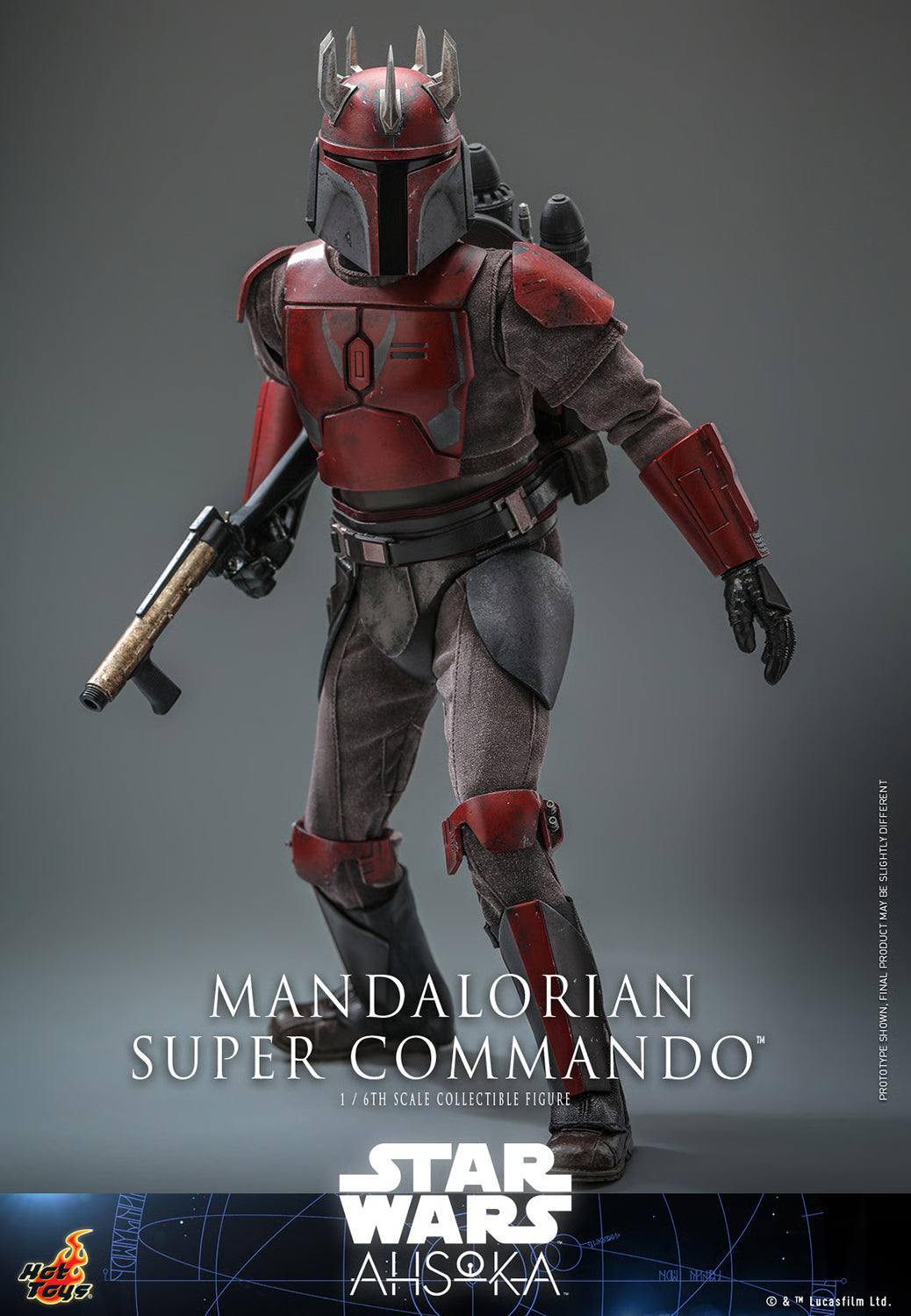 Star Wars Mandalorian Super Commando Captain Sixth Scale Figure (TMS127)