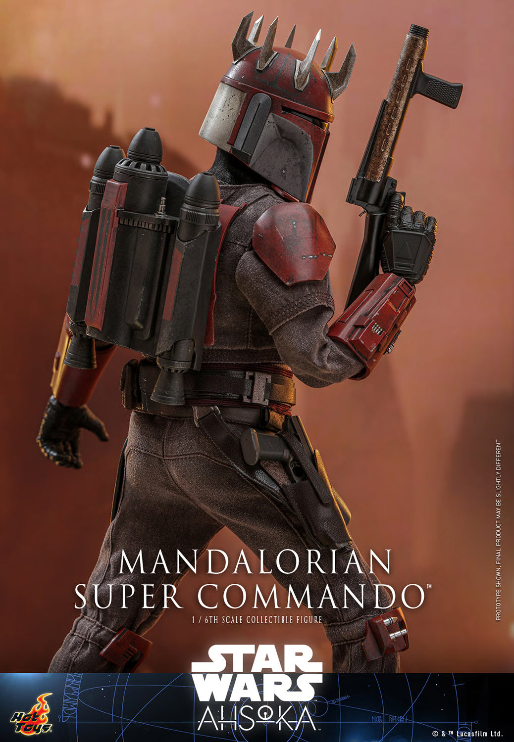 Star Wars Mandalorian Super Commando Captain Sixth Scale Figure (TMS127)