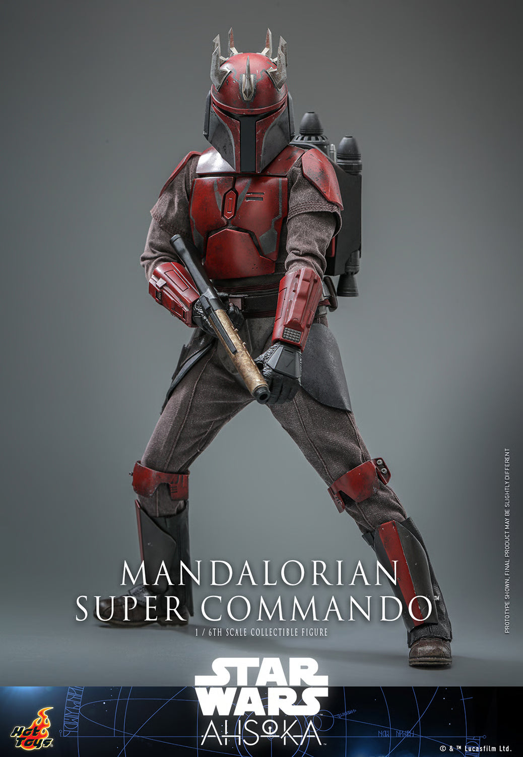 Star Wars Mandalorian Super Commando Captain Sixth Scale Figure (TMS127)