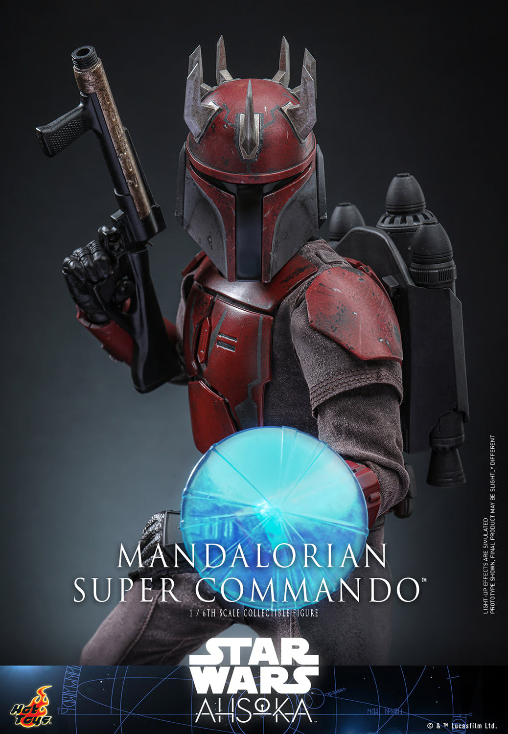 Star Wars Mandalorian Super Commando Captain Sixth Scale Figure (TMS127)
