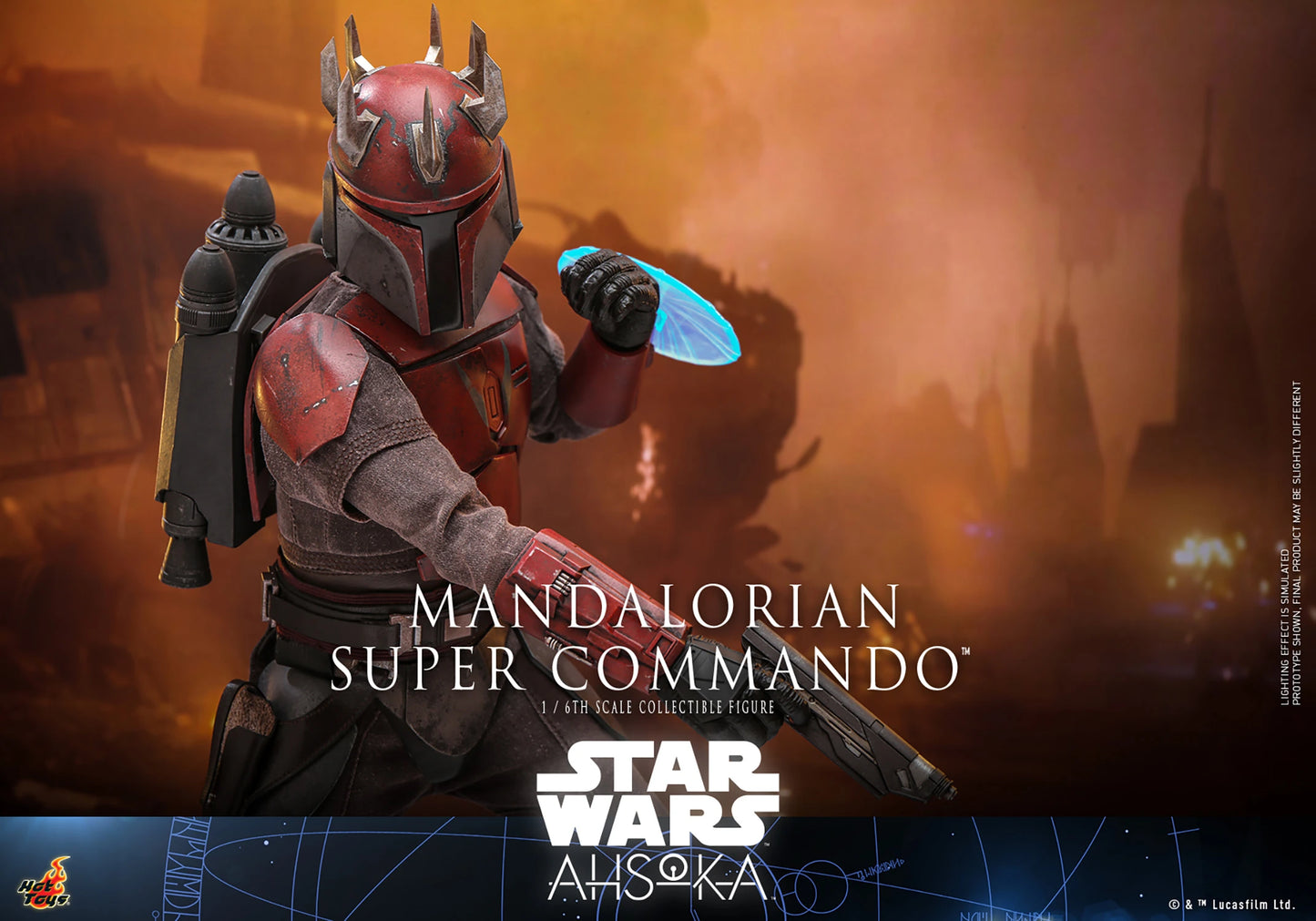Star Wars Mandalorian Super Commando Captain Sixth Scale Figure (TMS127)