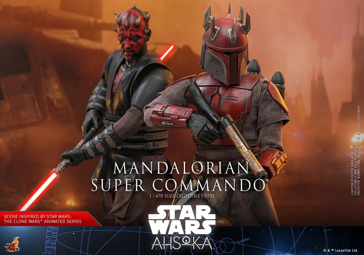 Star Wars Mandalorian Super Commando Captain Sixth Scale Figure (TMS127)