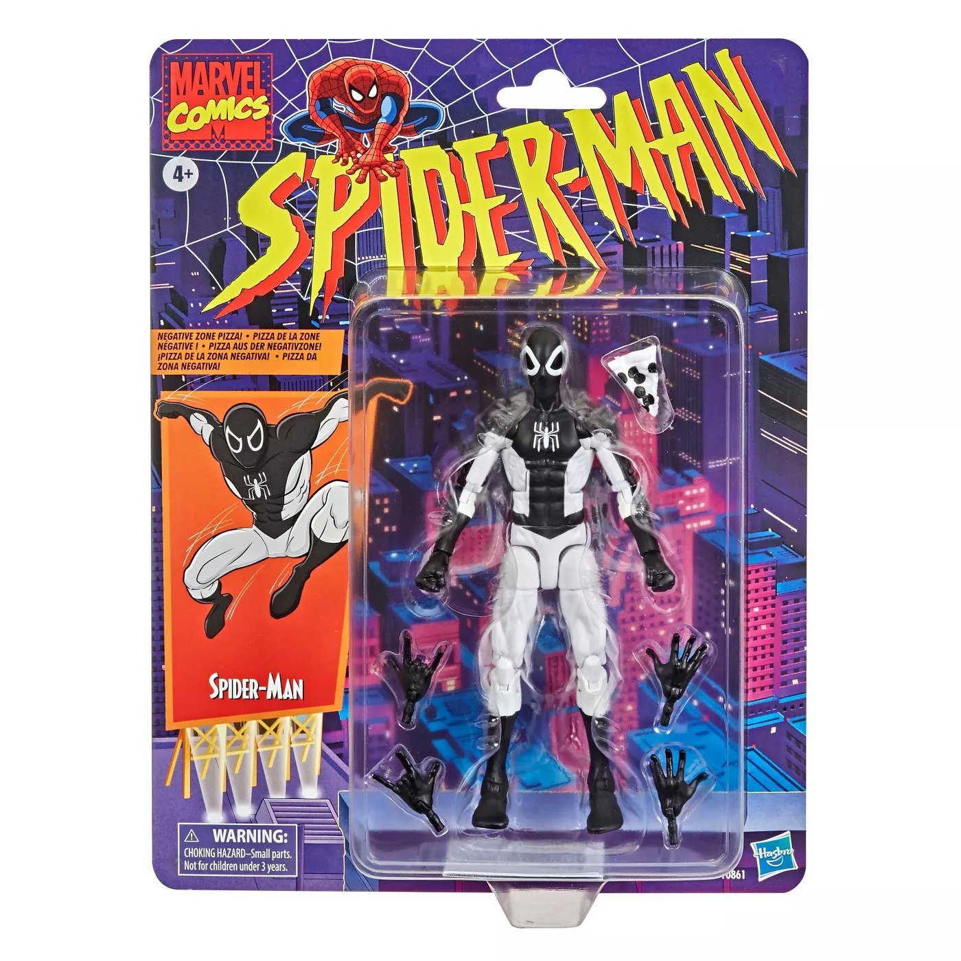 Marvel Legends Series Spider-Man (Negative Zone Suit) [Spider-Man Retro Cardback]