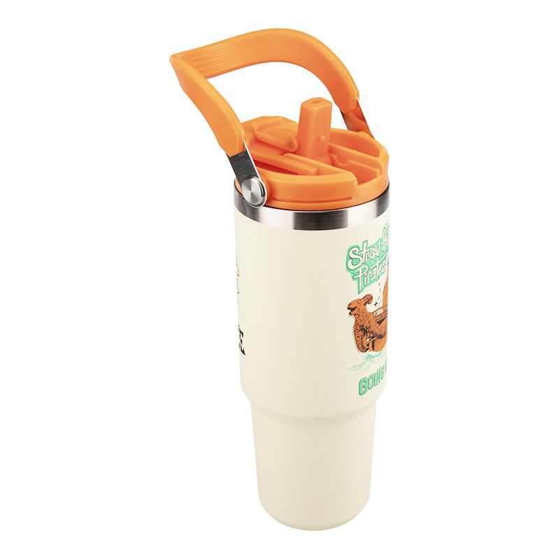 One Piece 30oz Insulated Cup with Top Handle
