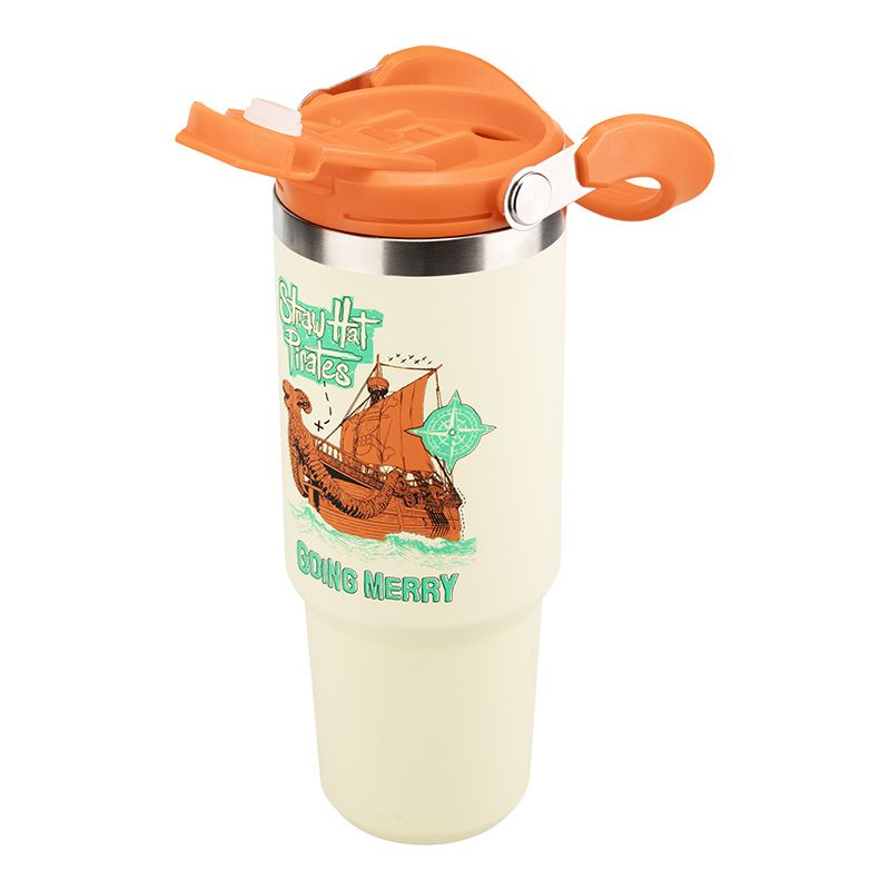 One Piece 30oz Insulated Cup with Top Handle