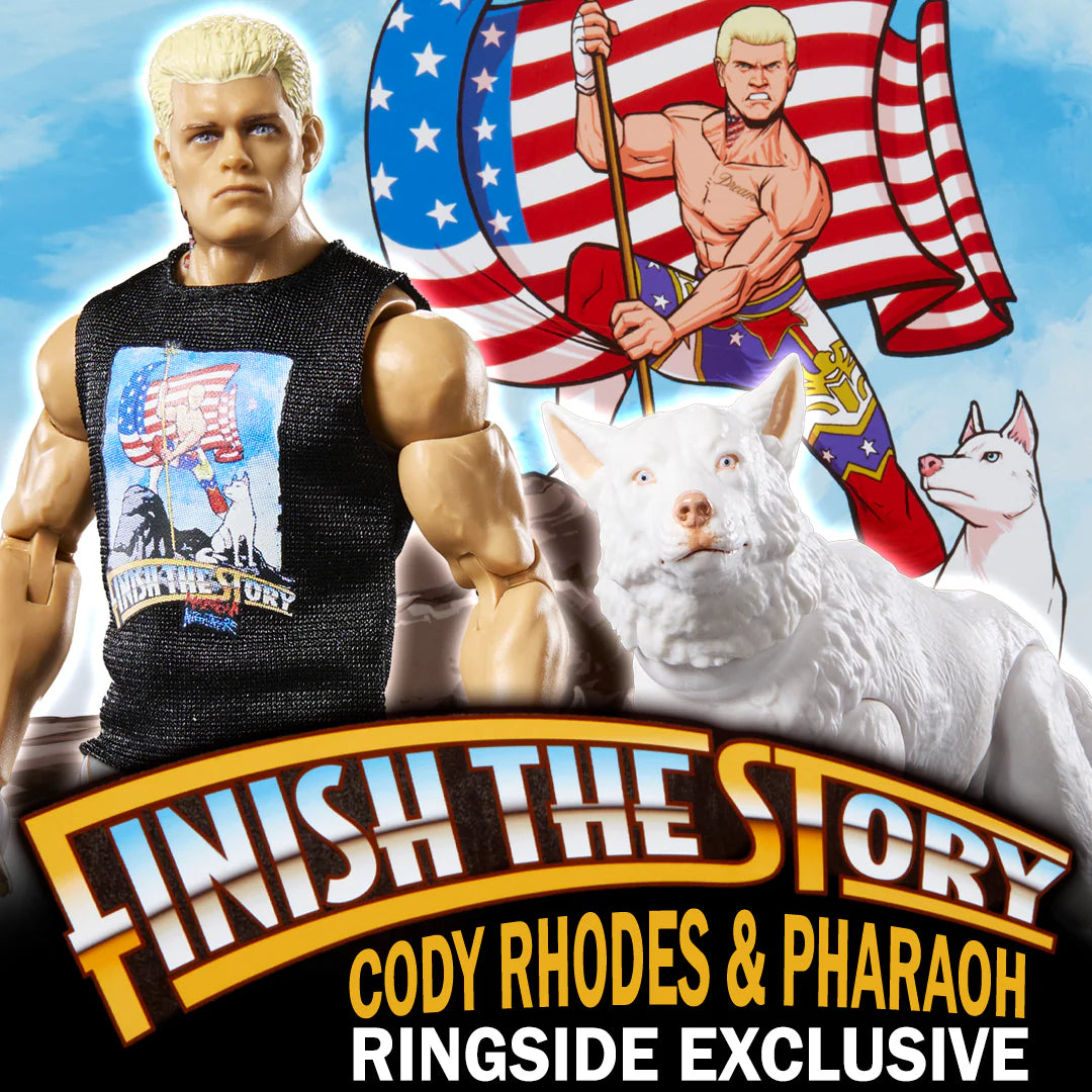WWE Elite Collection Cody Rhodes & Pharoah 2-Pack (Finish the Story) [Ringside Exclusive]