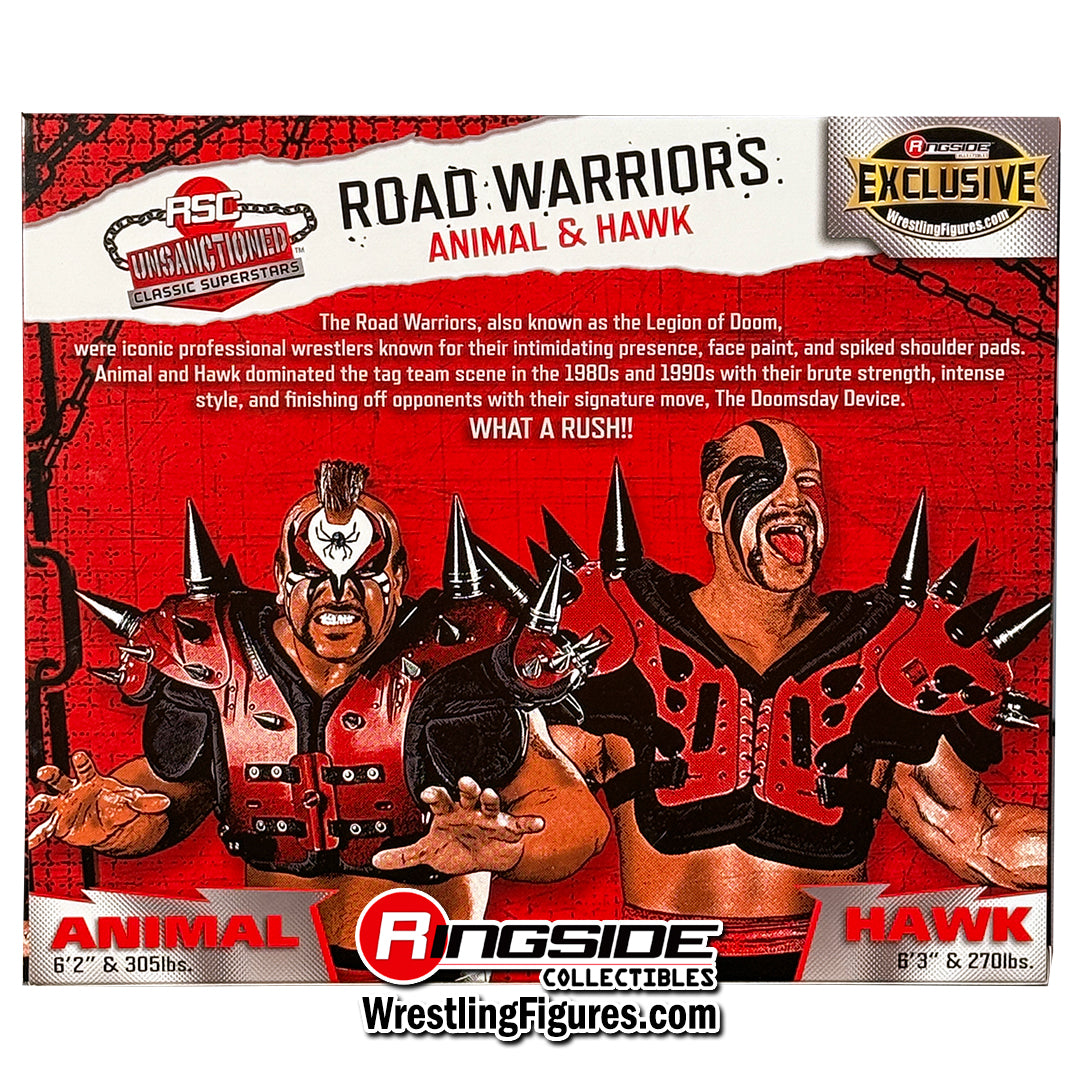 RSC Unsanctioned Road Warriors 2-Pack (Red) [Ringside Exclusive]