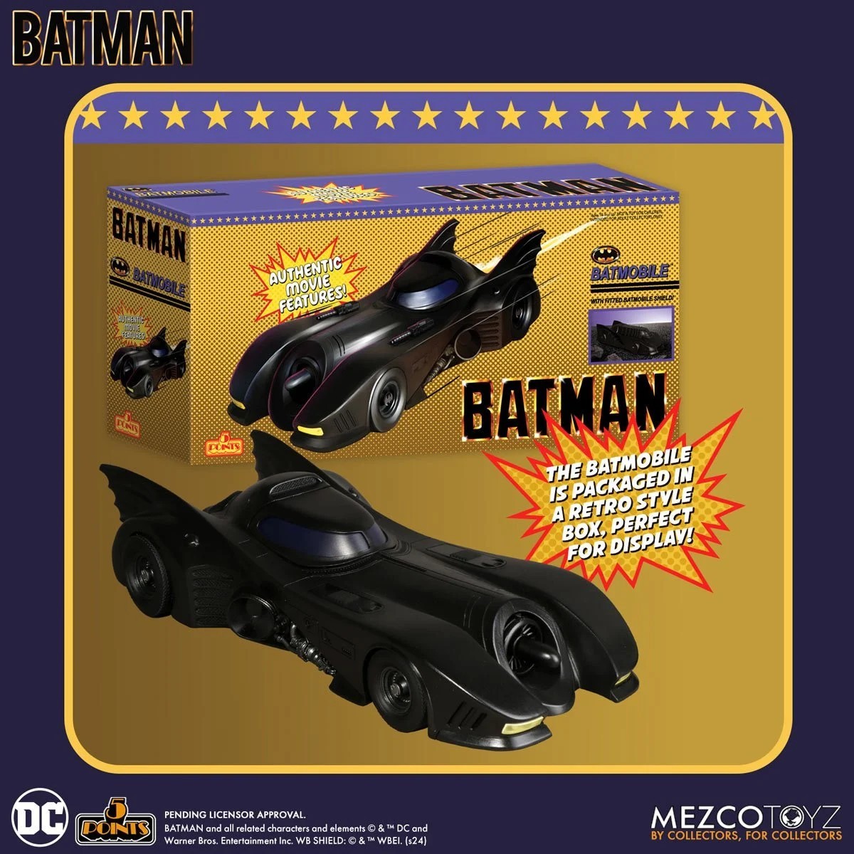 Batman 1989 3.75" Scale Batmobile