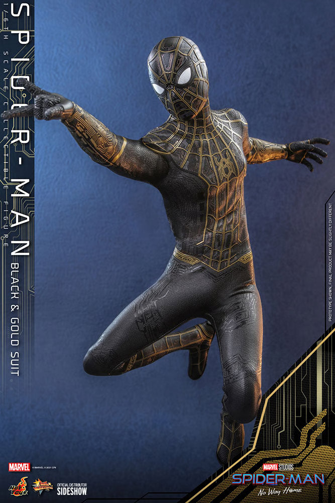Marvel Spider-Man (Black & Gold Suit) Sixth Scale Figure [MMS604]