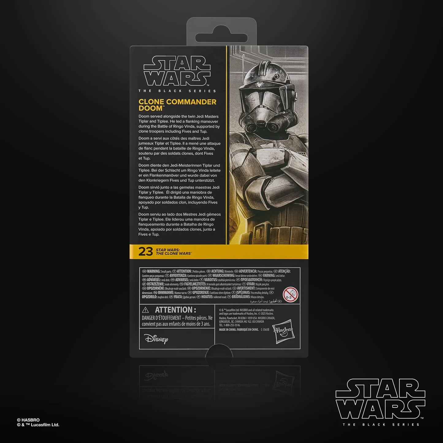 Star Wars The Black Series Clone Commander Doom [Clone Wars]