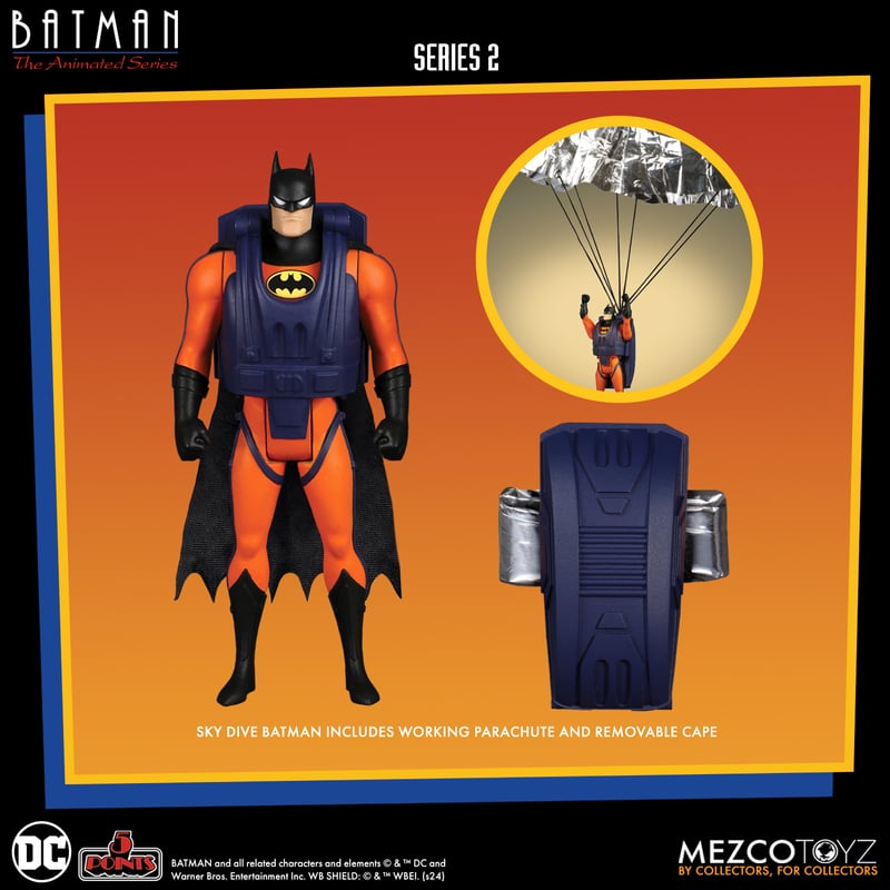 DC Batman: The Animated Series Sky Dive Batman 3.75" Scale Figure