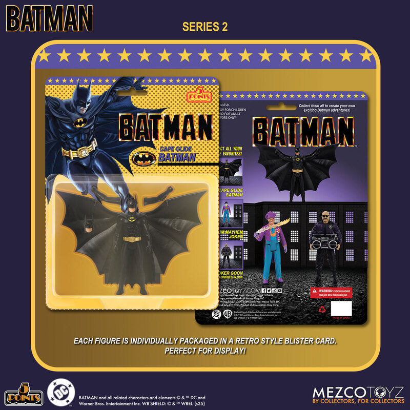 DC Batman 1989 Cape Glide Batman 3.75" Scale Figure